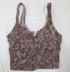 Camiseta sin mangas Lululemon Align púrpura gris estampado piel de serpiente 6 - Imagen 1 de 6