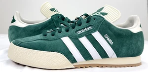 Adidas Originals Samba Suede Trainers, Mens Trainers UK Size 12, Green, New - Picture 1 of 12