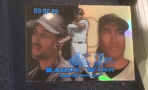 1999 (DEVIL RAYS) Flair Showcase Legacy Collection Row 1 #123 Randy Winn
