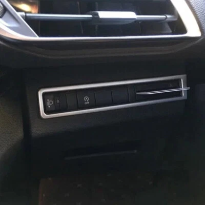 Interior HeadLight Adjust Button Cover Trim For Peugeot 3008 GT 2016 2017 2018 - Imagem 1 de 4