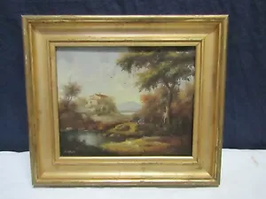 Old Painting on Cardboard - Picture 1 of 7