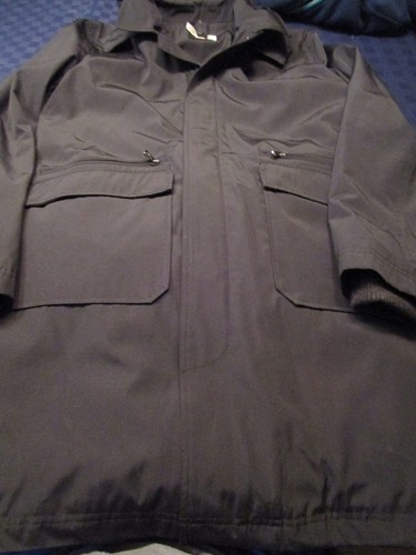 GILET TRAPUNTATO DA UOMO MICHAEL KORS 3 IN ONE PIOVOSO NERO TAGLIA LARGE