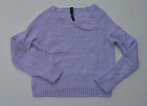 Live Love Dream Girls Youth Sz Small Purple Fuzzy Sweater - Picture 1 of 3