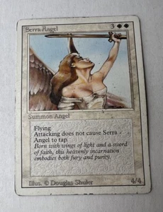 Serra Angel Unlimited White Uncommon MTG CARD MP - Picture 1 of 2