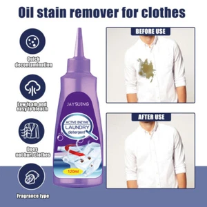 Active Enzyme Laundry Stain Remover - 120ML Garment Stubborn Stain Remover 2023 - Picture 1 of 17