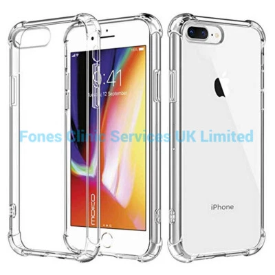 Clear shockproof bumper case for iPhone 8 Plus - Image 1 of 4