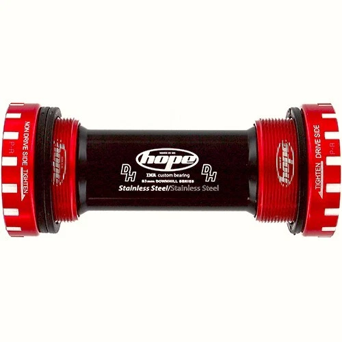 Hope DH Downhill MTB BSA Bottom Bracket 24mm Threaded 83mm - Red - Brand New - Image 1 of 1