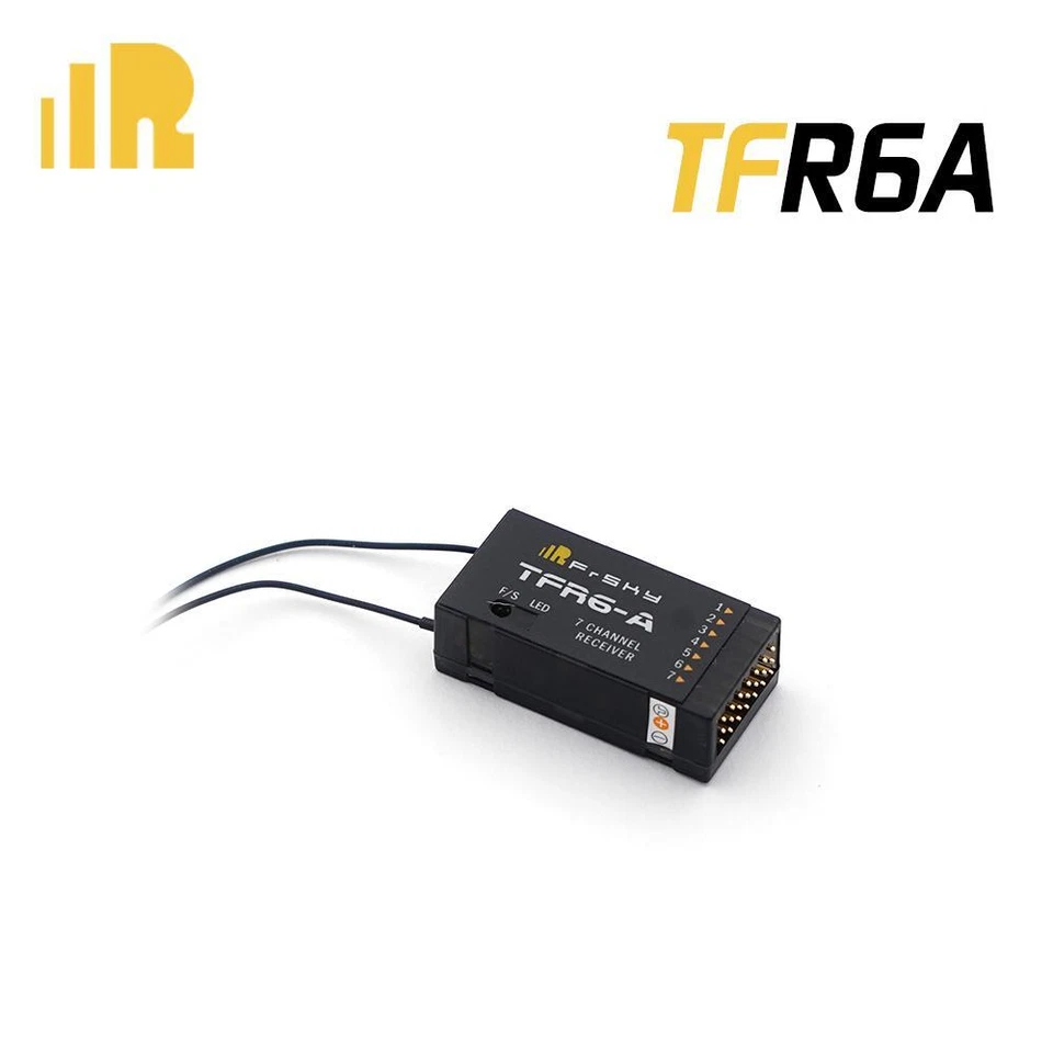 Ricevitore 2.4G FrSky TFR6A 7CH compatibile con sistema aria Futaba FASST 6EX TM-7 - Immagine 1 di 4
