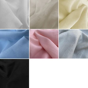 Abito leggero 100% cotone egiziano tessuto mussola semplice | 60" | per mezzo M - Foto 1 di 15