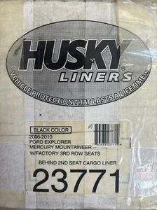Husky 23771 Rear Back Black Cargo Liner Floor Mat Fits 2006-2010 Ford Explorer - Foto 1 di 1