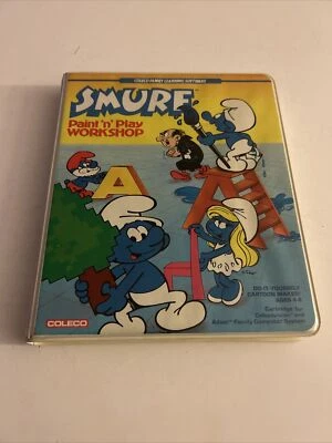 Smurf Paint n Play Workshop for ColecoVision & Adam Computer System - Image 1 of 4