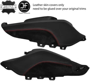 Rojo Pegatina Consola Central Recortar Cuero Y Ante Cubiertas Para Audi Tt MK2 - Imagen 1 de 3