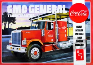 GMC General Truck Tractor Coca Cola 1:25 AMT Model Kit Bausatz AMT1179 - Bild 1 von 2