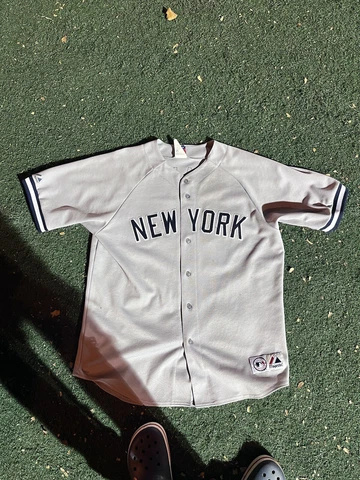 new york yankees jason giambi road jersey large Cover