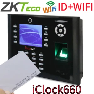 ZKteco Huella Digital Tiempo Asistencia Control de Acceso Cámara de Usuario iclock660 ID+WiFi - Imagen 1 de 13
