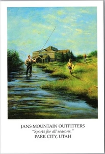 Postal publicitaria Park City 1998, Utah 4x6" "Jans Mountain Outfitters" - Imagen 1 de 2