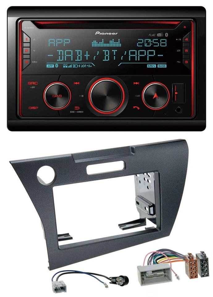 Pioneer 2DIN DAB MP3 Bluetooth USB CD Autoradio für Honda CR-Z (ab 2010) - Bild 1 von 4