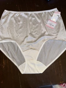 Lorraine Gr. 9 beige Nylon Spitze Damen Granny Höschen 1 Paar NEU volle Abdeckung - Bild 1 von 4