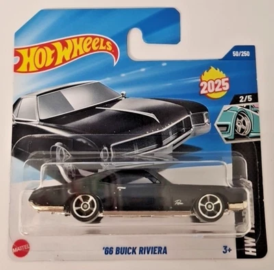 Hot Wheels - '66 Buick Riviera - Breve Card 1:64 - Hw Modified 2025 - JBB56 - Immagine 1 di 3