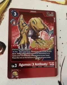 Digimon Card Game Agumon X Antibody BT9-008 X Record -Judge Pack 5 -Alt Art - NM - Picture 1 of 1