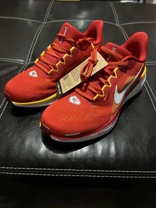 Nike Kansas City Chiefs NFL Zoom Pegasus 41 Running Shoe 2024 Men’s Size 9.5 - Picture 1 of 11
