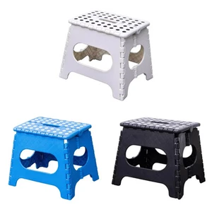 11" INCH 150KG FOLDING STEP STOOL MULTI PURPOSE HEAVY DUTY HOME KITCHEN FOLDABLE - Picture 1 of 10