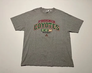 Vintage 90's Phoenix Coyotes CCM Shirt NHL Stanley Cup Hockey Size XL - Bild 1 von 8