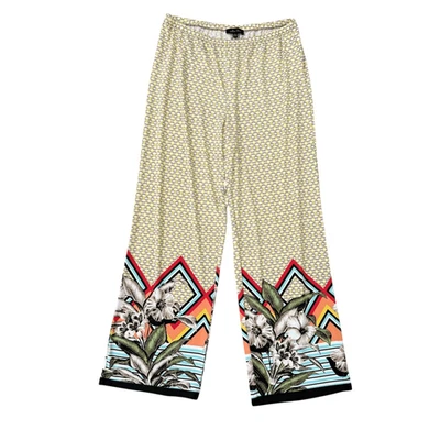 Melissa Paige Pantalón Elástico Pierna Ancha Floral Talla XL Foto 1 de 4