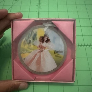 NEW Barbie as Glinda The Good Witch Enesco Porcelain Ornament 1997 Wizard of OZ - Picture 1 of 4