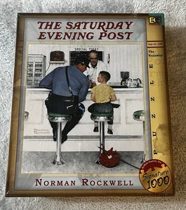 Puzzle Norman Rockwell "The Saturday Evening Post" nuovo sigillato 1000 pezzi - Foto 1 di 2