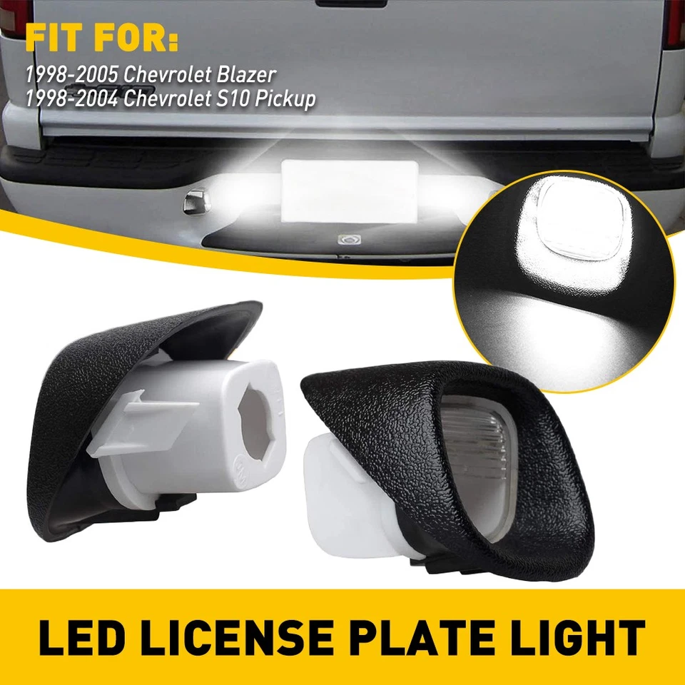 LED License Plate Light Tail Assembly Lamp For Blazer GMC Sonoma 35916 Chevrolet - Image 1 of 4