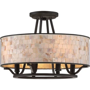 Aristocrat - 4 Light Medium Semi-Flush Mount Semi-Flush Mount Quoizel Lighting - Picture 1 of 6