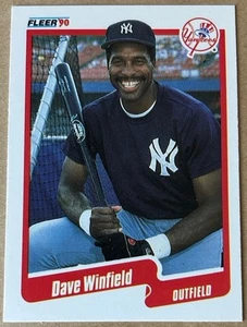 Dave Winfield Hof 1990 Fleer Karte #458 NM-MT Zustand - Bild 1 von 2
