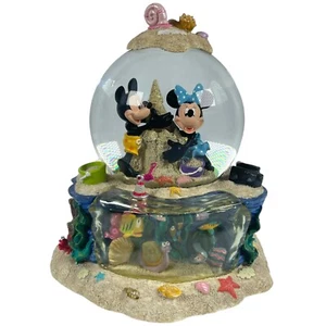Walt Disney Mickey & Minnie am schönen Meer musikalische Schneekugel - Bild 1 von 20