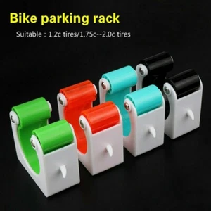 1Pair Bicycle Wall Mount Hook Buckle Bike Parking Rack Cycling Display Stand - Picture 1 of 16