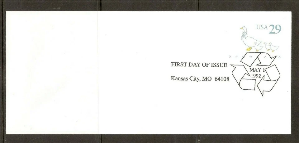 US SC # U624 Country Geese FDC . Ready For Cachet. No 10 Envelope - Image 1 of 1