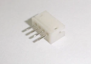 JST ZH 1.5mm Pitch 4-Pin Vertical Straight PCB Connector Shrouded Header x 100 - Picture 1 of 2