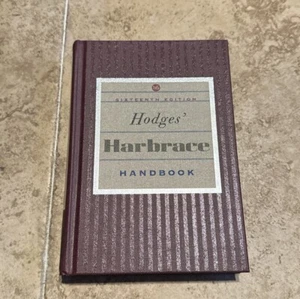 Hodges Harbrace Handbook 16th Edition Hardback Cheryl Glenn, Loretta Gray, 2007 - Picture 1 of 4