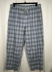 Cremieux Men’s Pants Pajama 2XT Lounge Sleep 100% Cotton Pockets Plaid Blue - Picture 1 of 11