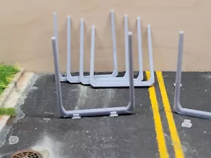 LOGGING TIMBER PIPE BUNKS / UPRIGHTS FOR TRAILERS SCALE 1:64 HIGH DETAIL QTY:8 - Picture 1 of 2