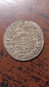 (1706 - 1750) Portugal Silver Tostao 3 Grams Joao V John Nice Example - Picture 1 of 2
