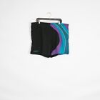 Vintage Speedo Shorts Swim Trunks Mens Medium - Colorblock Striped Lined Retro