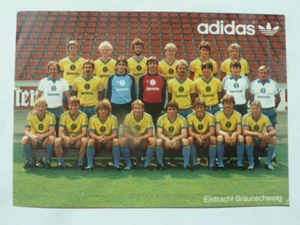 Eintracht Braunschweig, Adidas Mannschaftskarte 1983 - Bild 1 von 2