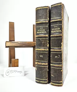 Rare Antique Dictionnaire Des Sciences Philosophiques 1847-1849 Vol. 3-4 III-IV - Picture 1 of 14