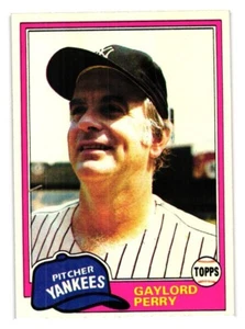 1981 Topps - #582 Gaylord Perry - Picture 1 of 2