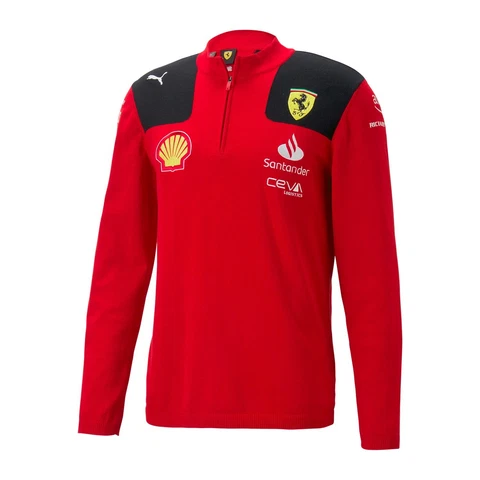2023 Ferrari F1 Men's HalfZip Team Sweatshirt  (L) Cover