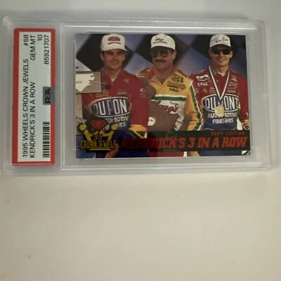1995 Wheels Crown Jewels Kendrick’s 3 In A Row Gordon Labonte #68 PSA 10 HOF - Image 1 of 4