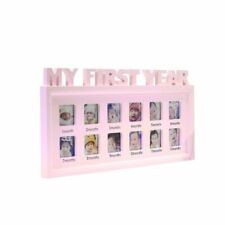 Creative DIY 0-12 Month Baby "MY FIRST YEAR" Pictures Display Plastic Photo