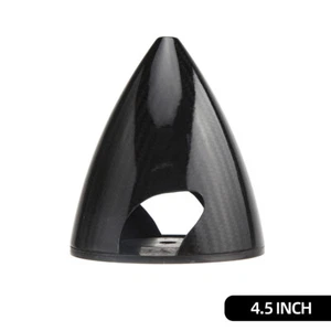 Spinner de fibra de carbono de 1 pieza 4,5"/ 114 mm negro para avión de radiocontrol 2 cuchillas - Imagen 1 de 15