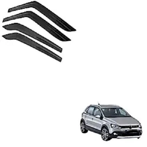 Door Visor/Rain Visor/Wind Deflector Compatible for Volkswagen Polo Cross - Image 1 of 2